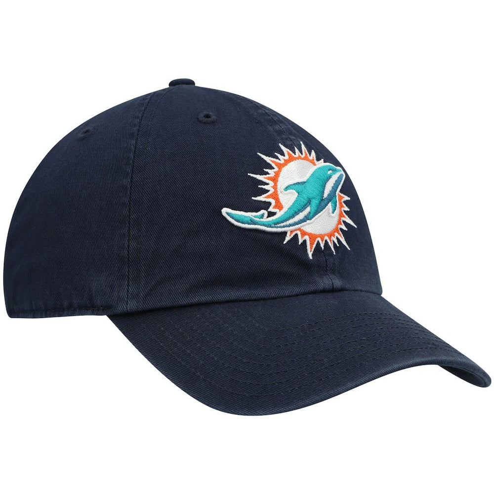 Miami Dolphins '47 Clean Up Alternate Adjustable Hat Navy | 47 brand