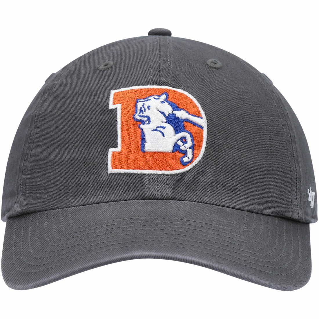 Denver Broncos '47 Clean Up Adjustable Hat Charcoal | 47 brand