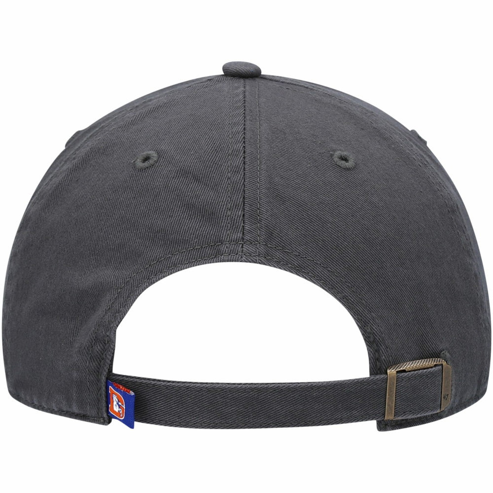 Denver Broncos '47 Clean Up Adjustable Hat Charcoal | 47 brand