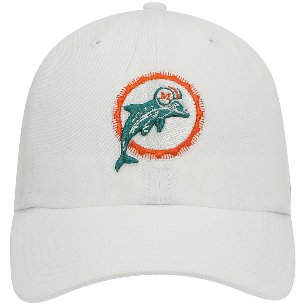 Miami Dolphins '47 Clean Up Adjustable Hat White | 47 brand