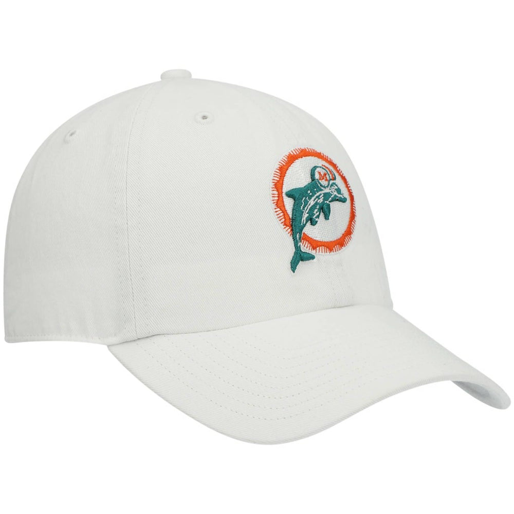 Miami Dolphins '47 Clean Up Adjustable Hat White | 47 brand