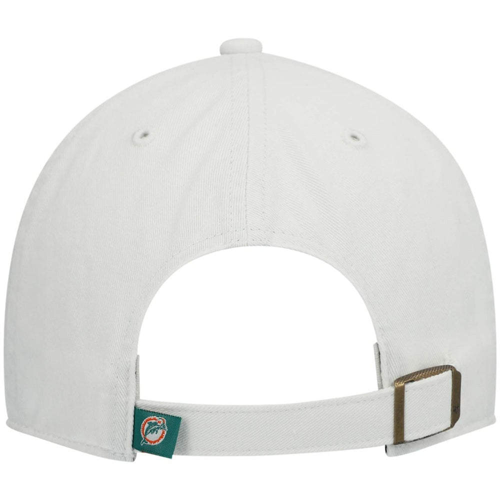 Miami Dolphins '47 Clean Up Adjustable Hat White | 47 brand