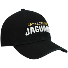 Jacksonville Jaguars '47 Clean Up Script Adjustable Hat Black | 47 brand