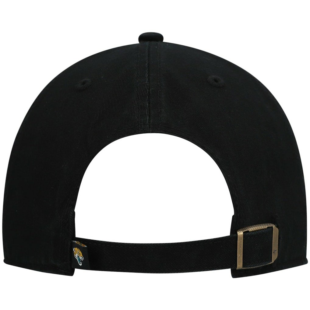 Jacksonville Jaguars '47 Clean Up Script Adjustable Hat Black | 47 brand