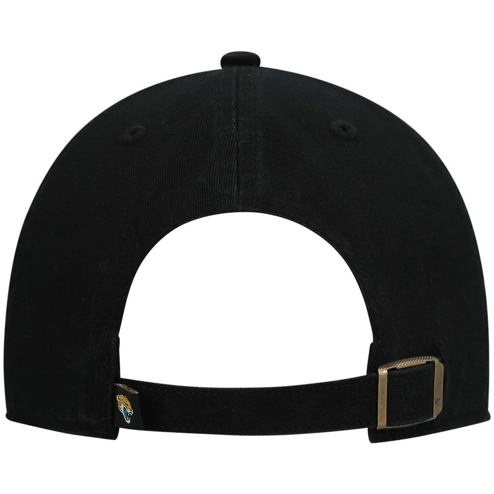 Jacksonville Jaguars '47 Clean Up Script Adjustable Hat Black | 47 brand