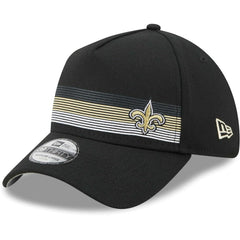 New Orleans Saints New Era Flawless Stripe 39THIRTY Flex Hat Black | NFL