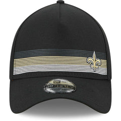 New Orleans Saints New Era Flawless Stripe 39THIRTY Flex Hat Black | NFL