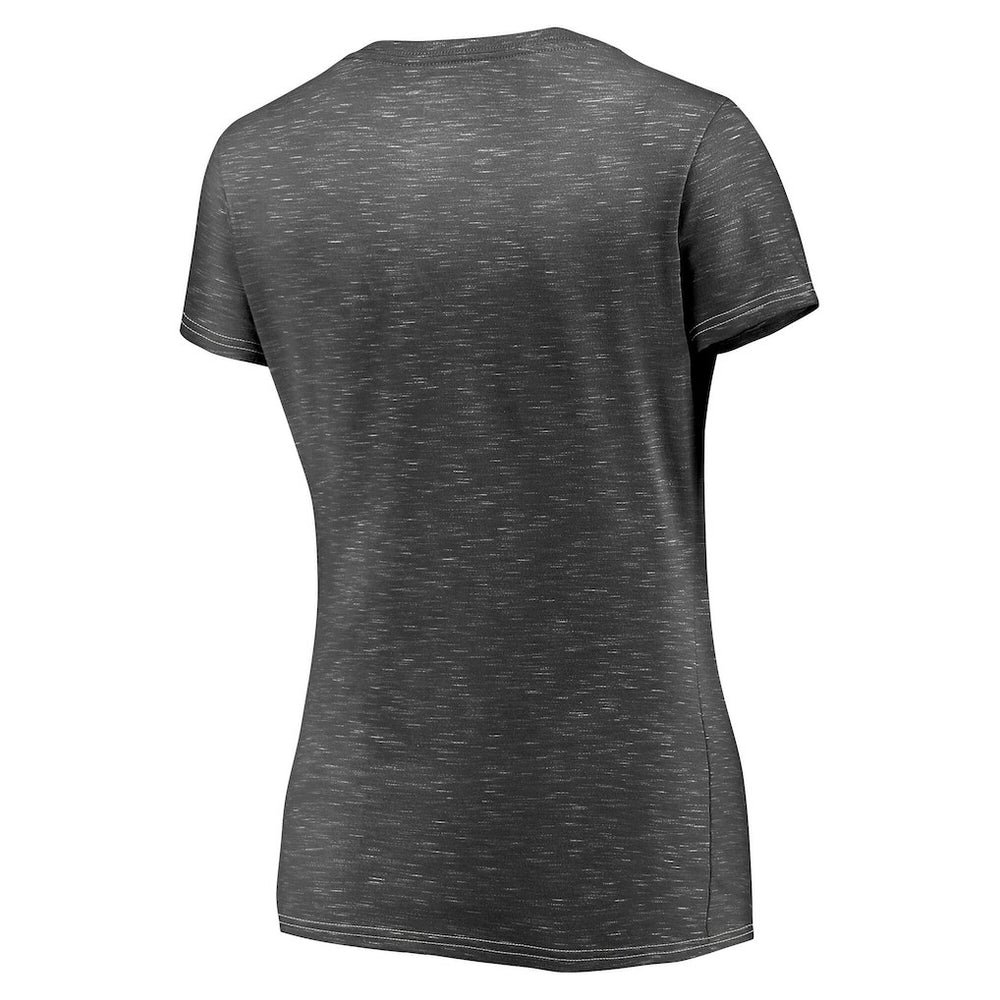 San Francisco 49ers Women's Hometown Space-Dye V-Neck T-Shirt Heathered Charcoal | Fanatics