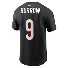 Joe Burrow Cincinnati Bengals Player Name & Number T-Shirt Black | Nike for Sale
