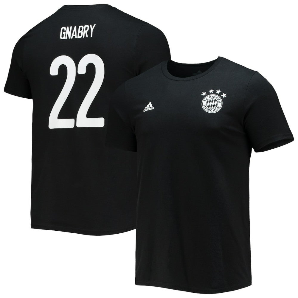 Serge Gnabry Bayern Munich Amplifier Name & Number T-Shirt Black | Adidas discount