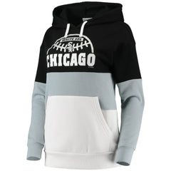 Chicago White Sox G-III Sports by Carl Banks Women's Block and Tackle Colorblock Pullover Hoodie - MLB
