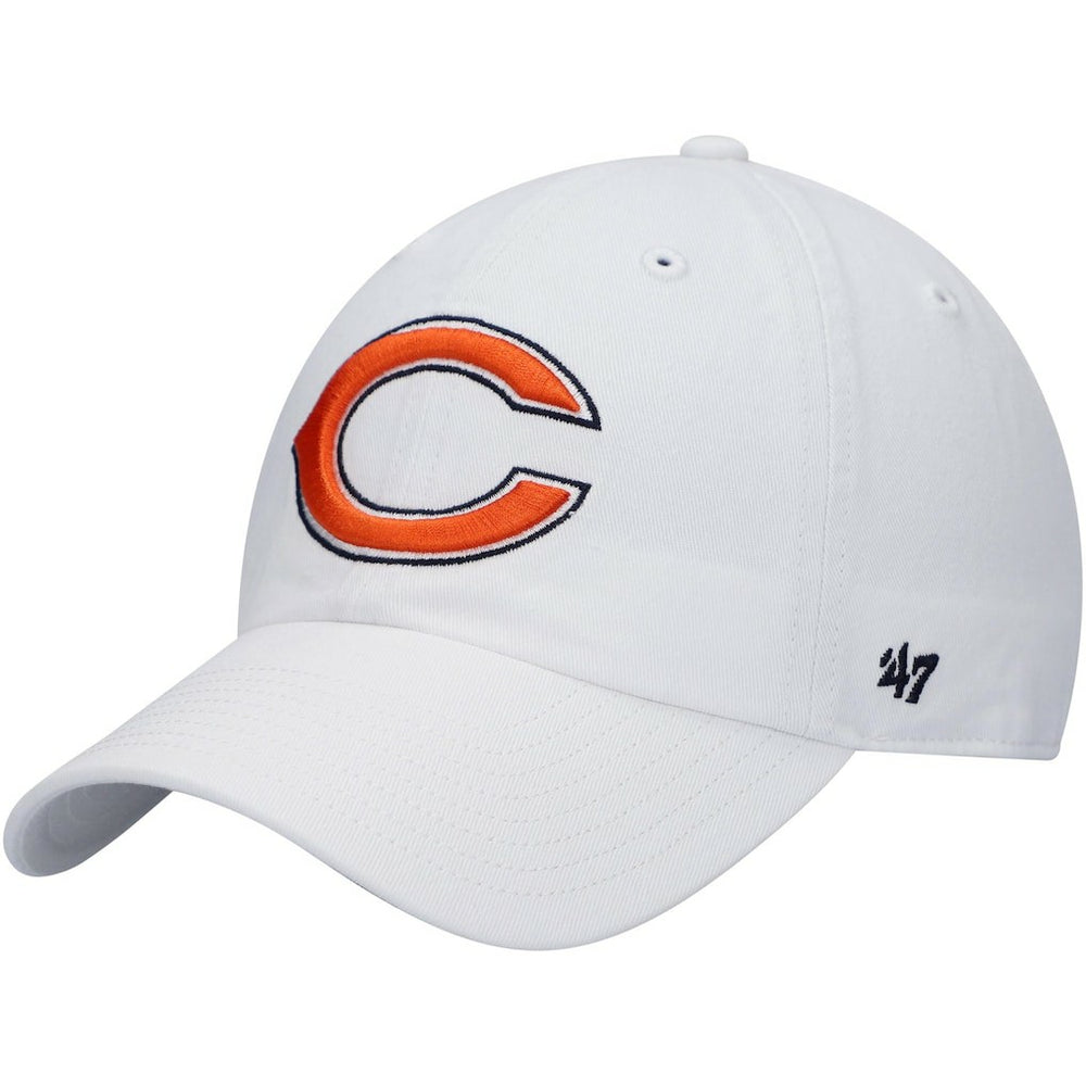 Chicago Bears '47 Logo Clean Up Adjustable Hat White | 47 brand