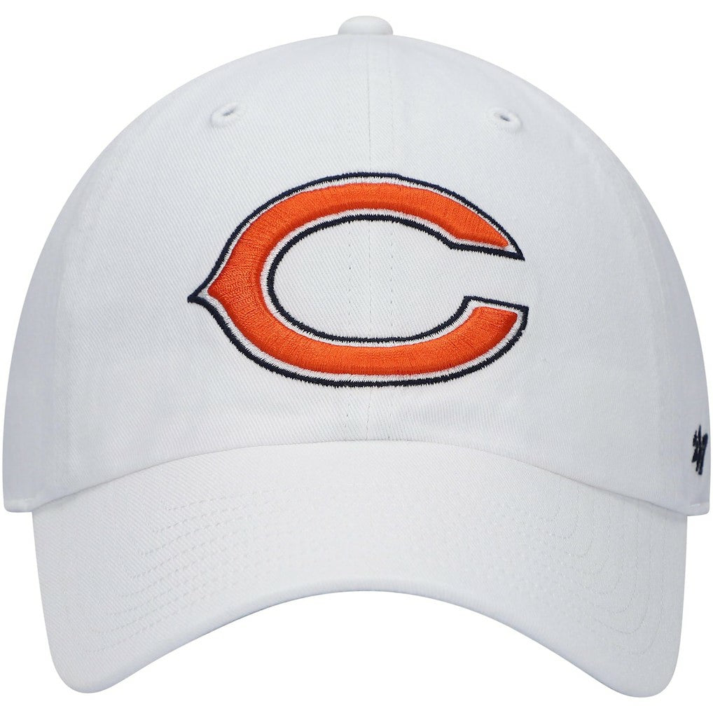 Chicago Bears '47 Logo Clean Up Adjustable Hat White | 47 brand