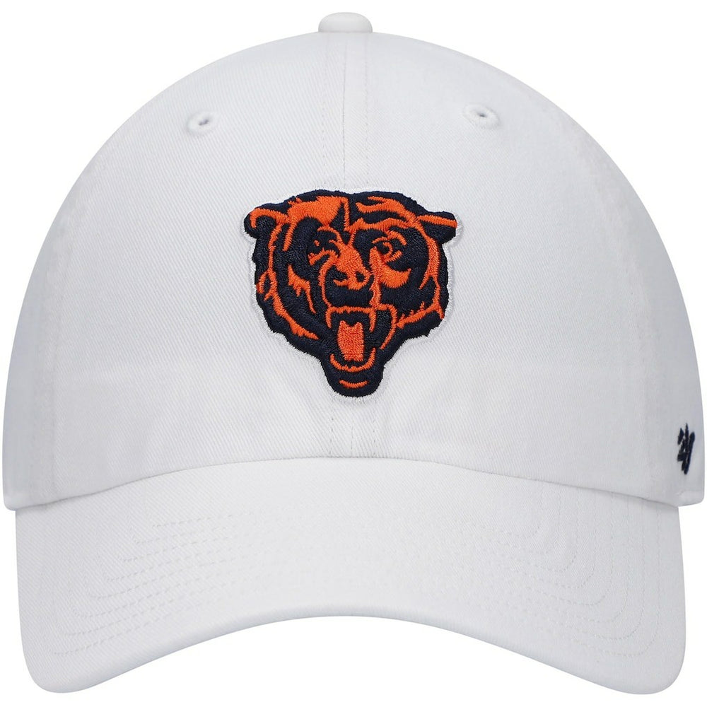Chicago Bears '47 Team Clean Up Adjustable Hat White | 47 brand