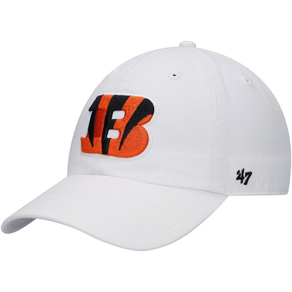 Cincinnati Bengals '47 Clean Up Adjustable Hat White | 47 brand