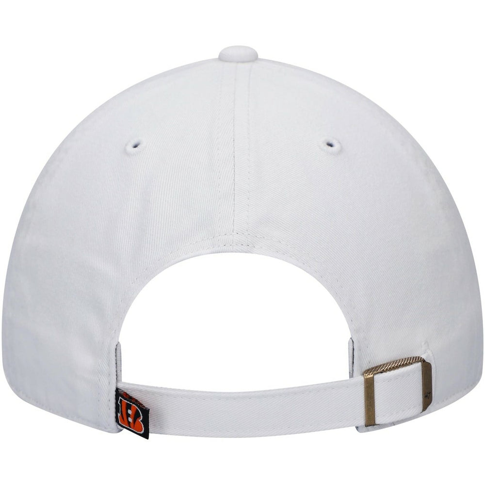 Cincinnati Bengals '47 Clean Up Adjustable Hat White | 47 brand