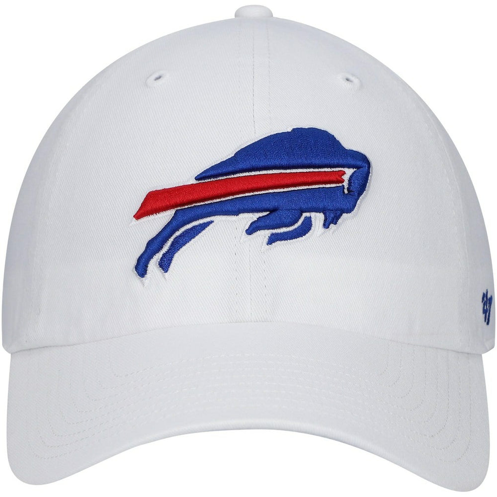 Buffalo Bills '47 Logo Clean Up Adjustable Hat White | 47 brand