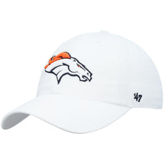 Denver Broncos '47 Clean Up Adjustable Hat White | 47 brand