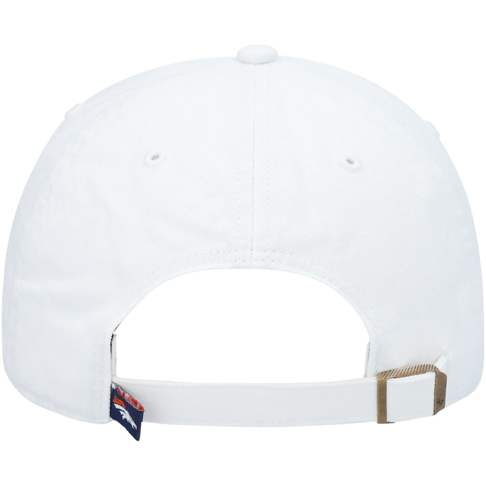 Denver Broncos '47 Clean Up Adjustable Hat White | 47 brand