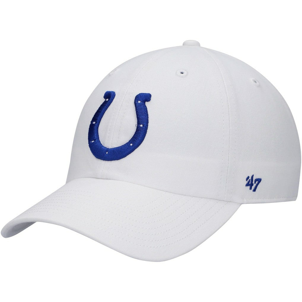 Indianapolis Colts '47 Clean Up Adjustable Hat White | 47 brand