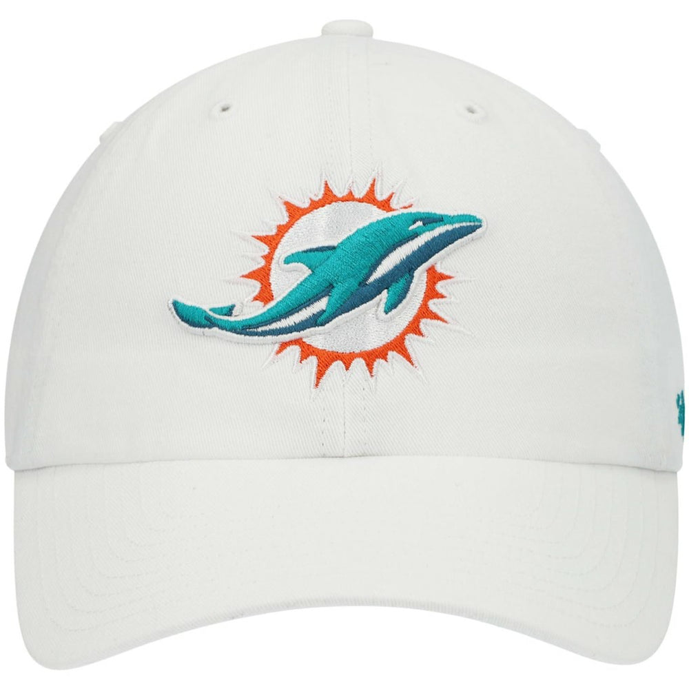 Miami Dolphins '47 Clean Up Adjustable Hat White | 47 brand