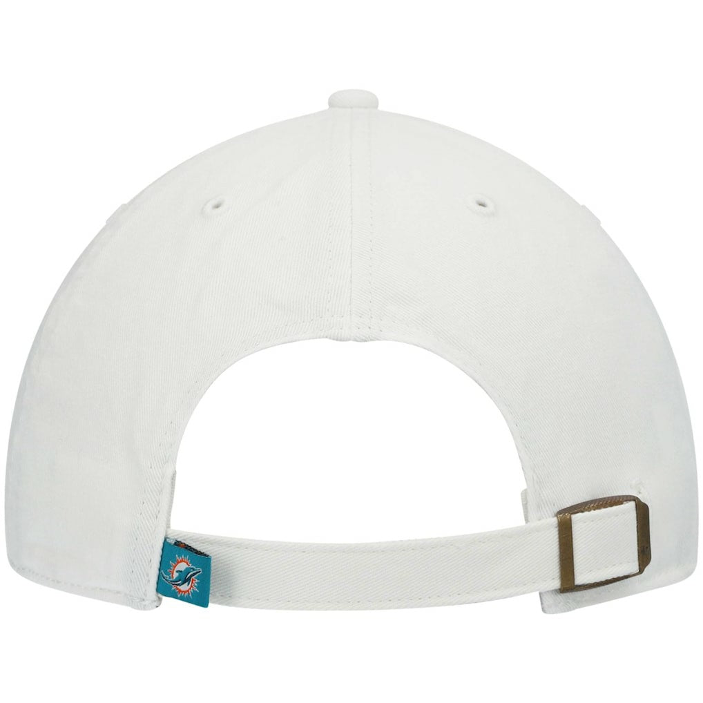 Miami Dolphins '47 Clean Up Adjustable Hat White | 47 brand