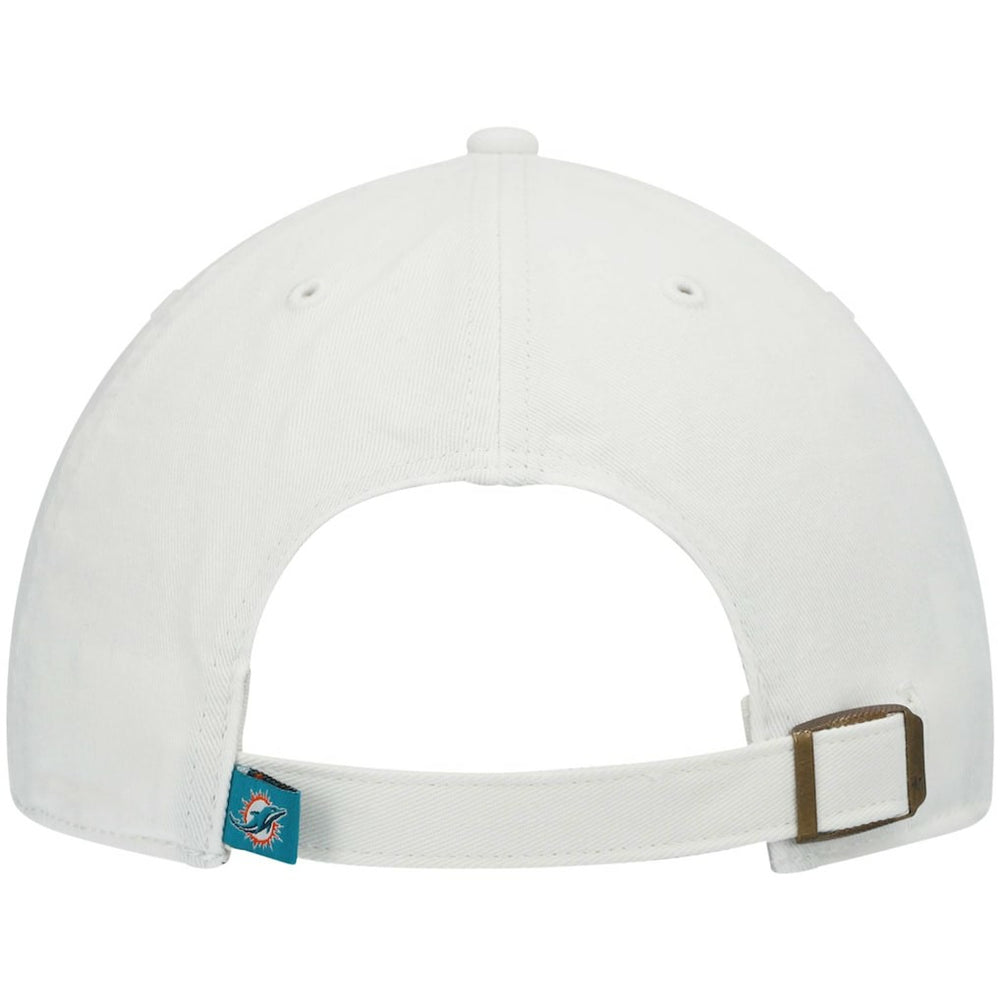 Miami Dolphins '47 Clean Up Adjustable Hat White | 47 brand
