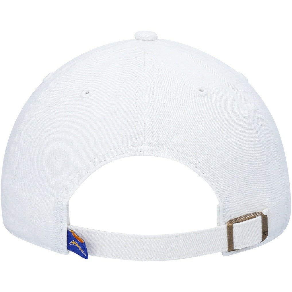 Los Angeles Chargers '47 Clean Up Adjustable Hat White | 47 brand