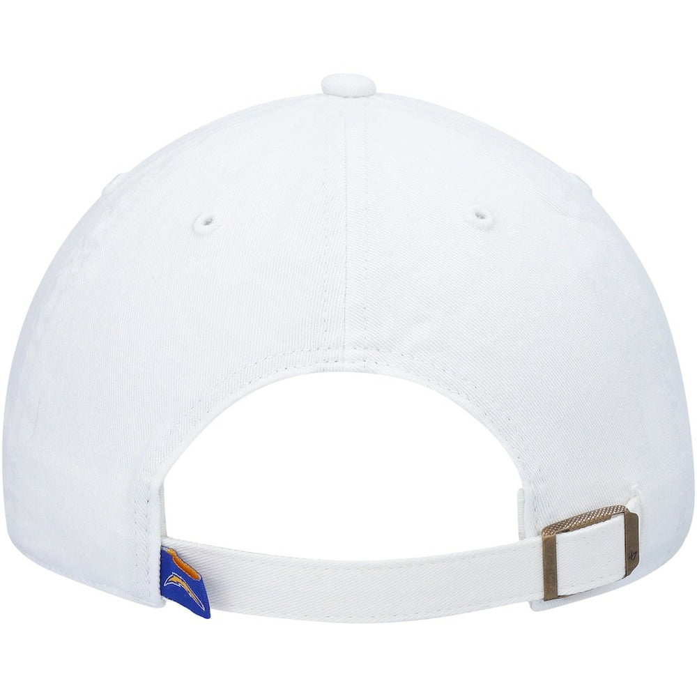 Los Angeles Chargers '47 Clean Up Adjustable Hat White | 47 brand