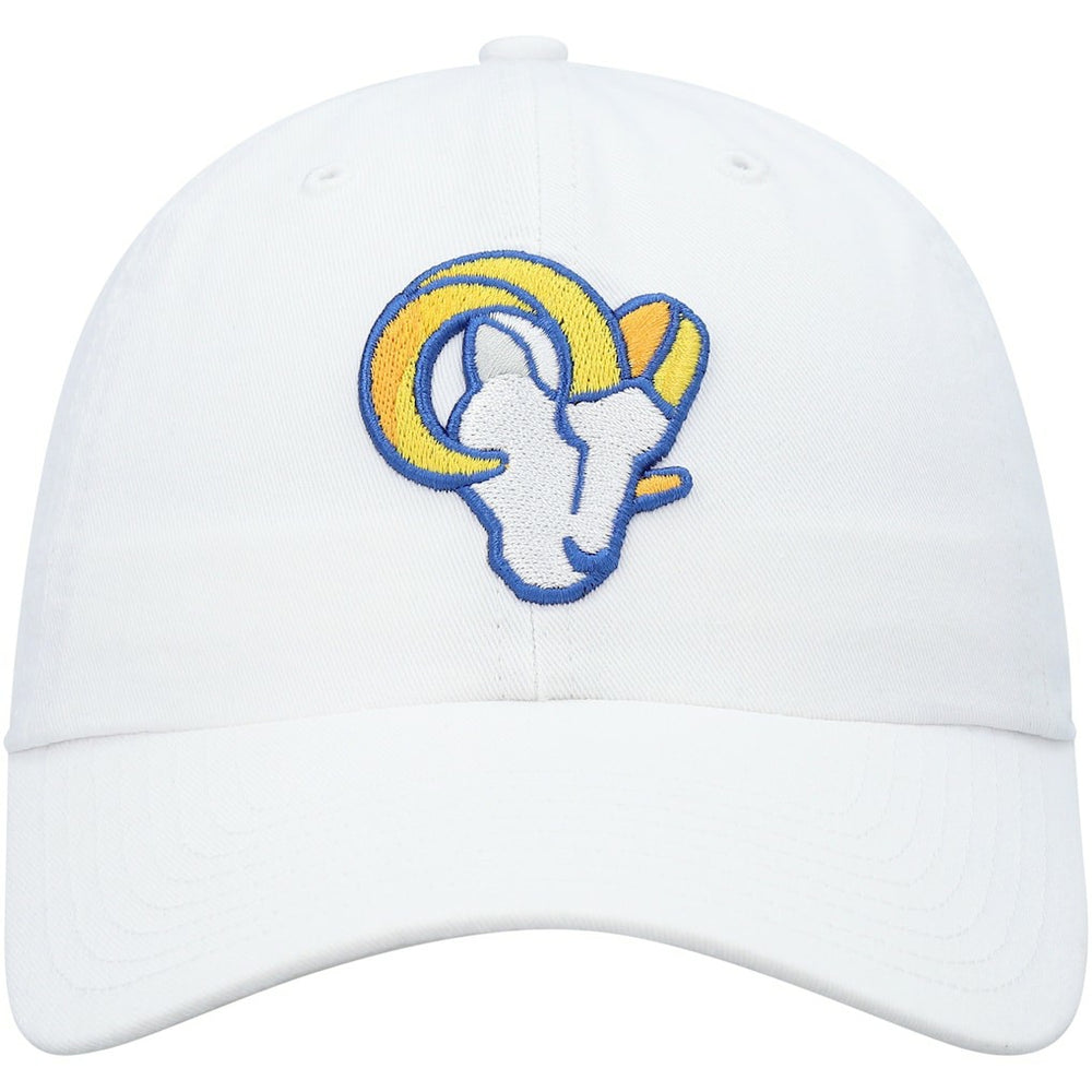 Los Angeles Rams '47 Logo Clean Up Adjustable Hat White | 47 brand