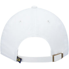 Los Angeles Rams '47 Logo Clean Up Adjustable Hat White | 47 brand