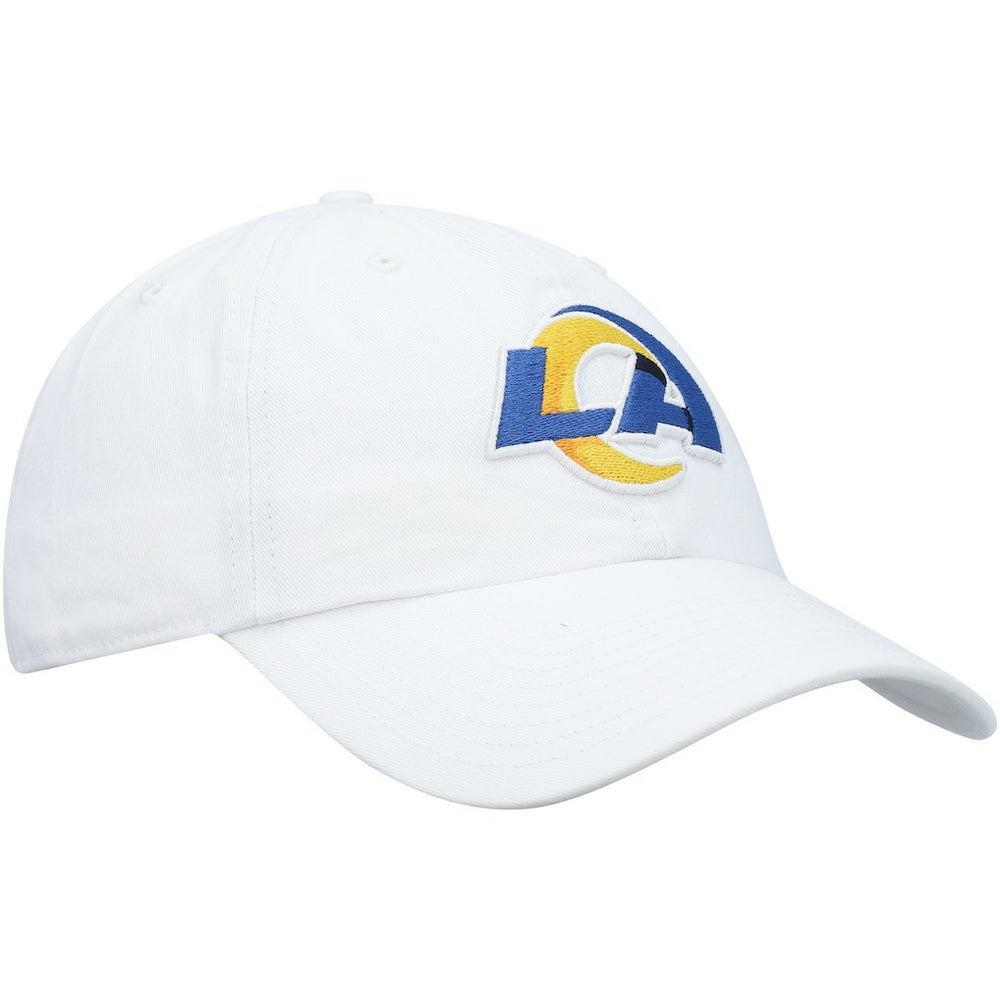 Los Angeles Rams '47 Logo Clean Up Adjustable Hat White | 47 brand