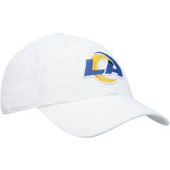 Los Angeles Rams '47 Logo Clean Up Adjustable Hat White | 47 brand