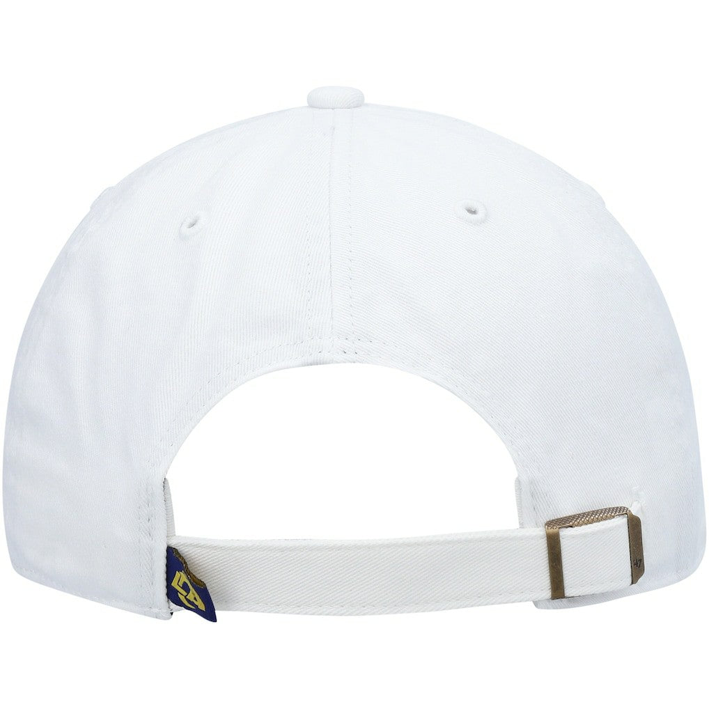 Los Angeles Rams '47 Logo Clean Up Adjustable Hat White | 47 brand