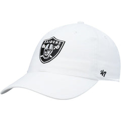 Las Vegas Raiders '47 Clean Up Adjustable Hat White | 47 brand
