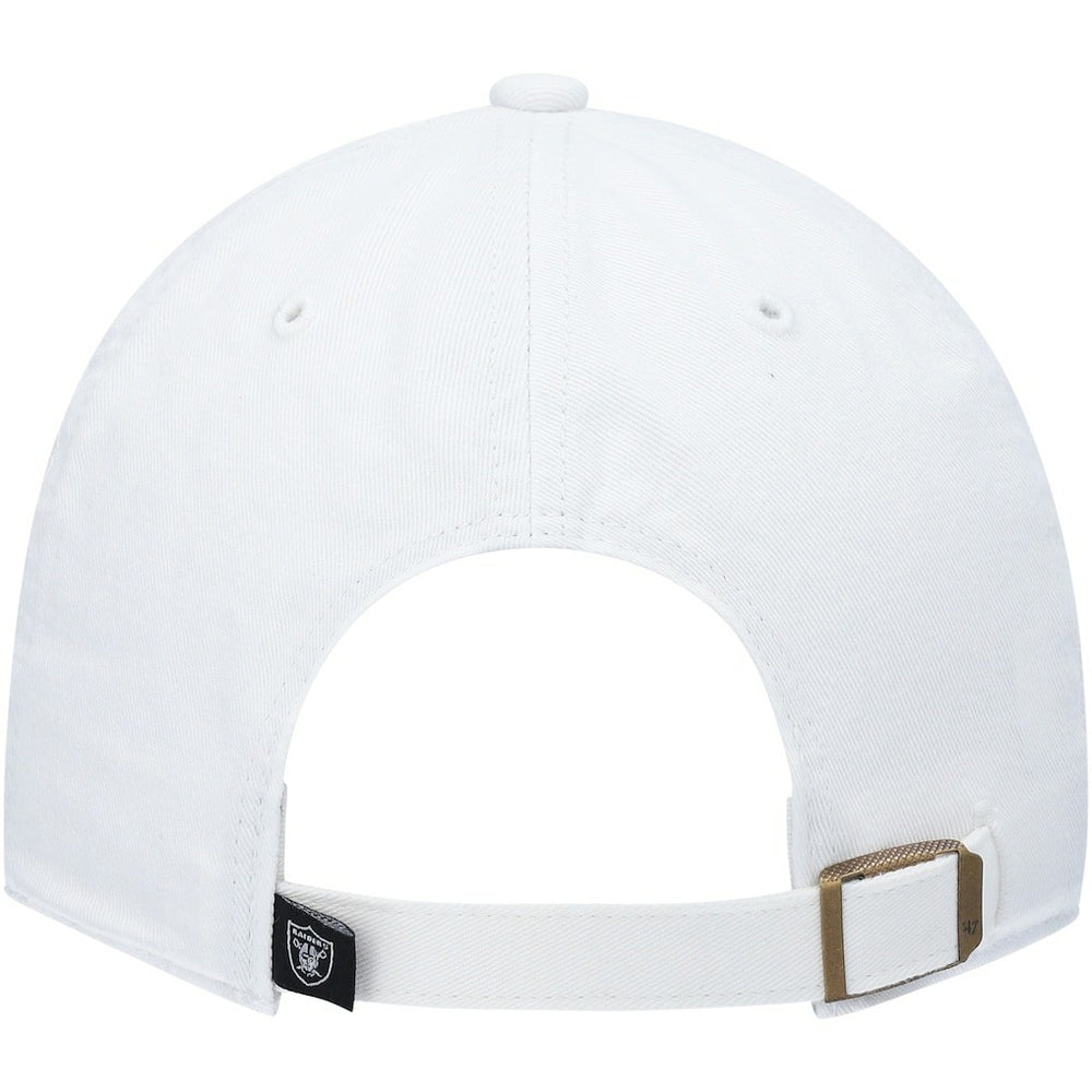 Las Vegas Raiders '47 Clean Up Adjustable Hat White | 47 brand