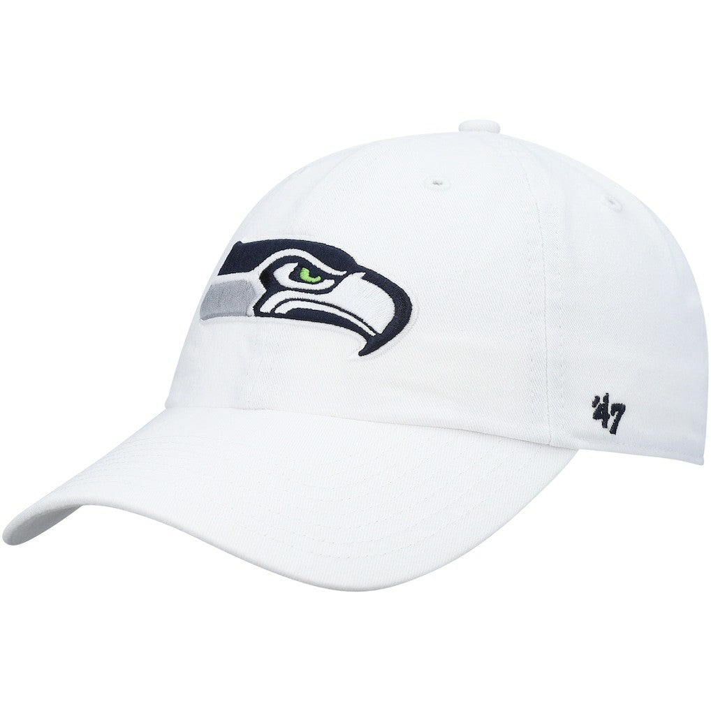 Seattle Seahawks '47 Clean Up Adjustable Hat White | 47 brand