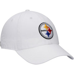 Pittsburgh Steelers '47 Logo Clean Up Adjustable Hat White | 47 brand