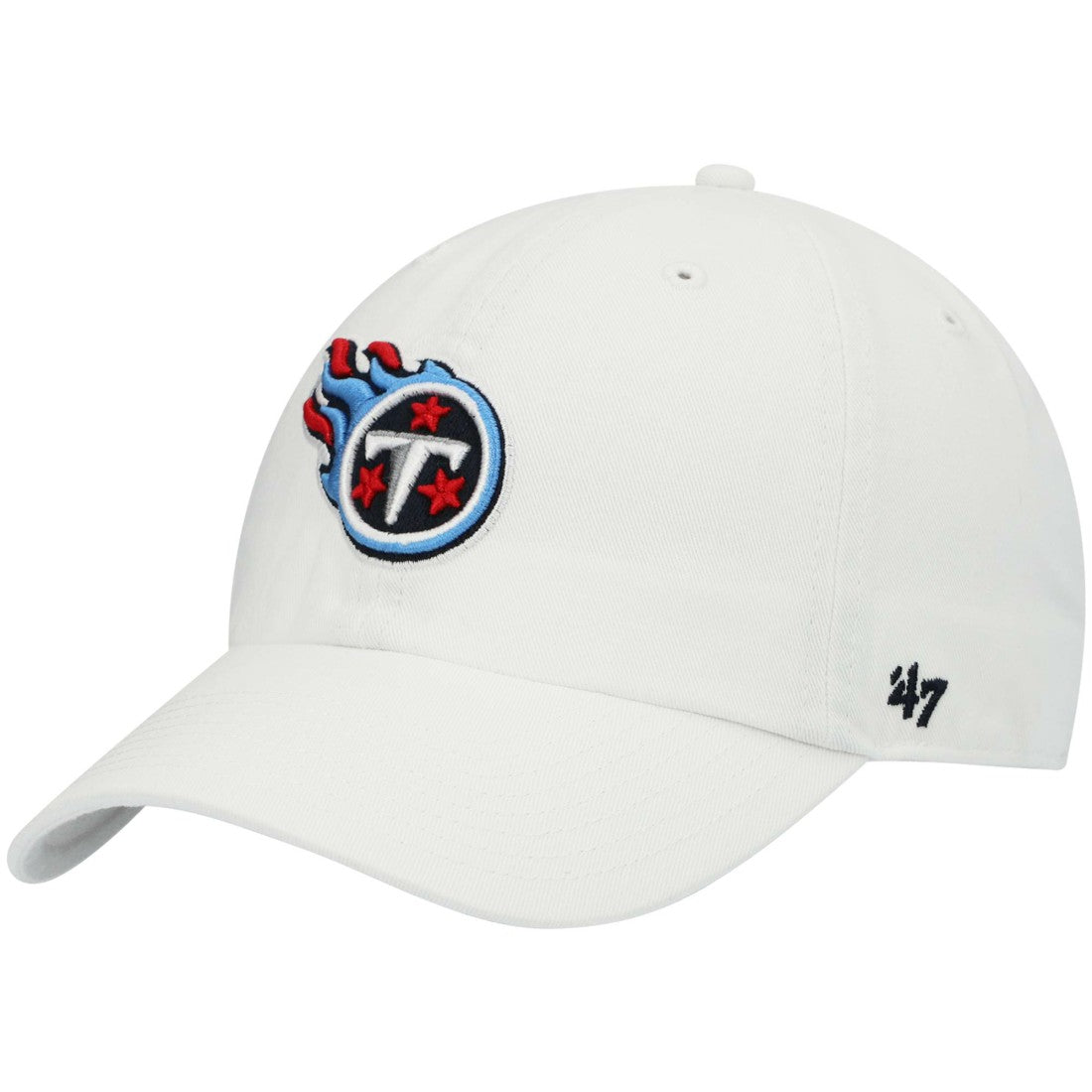 Tennessee Titans '47 Clean Up Adjustable Hat White | 47 brand