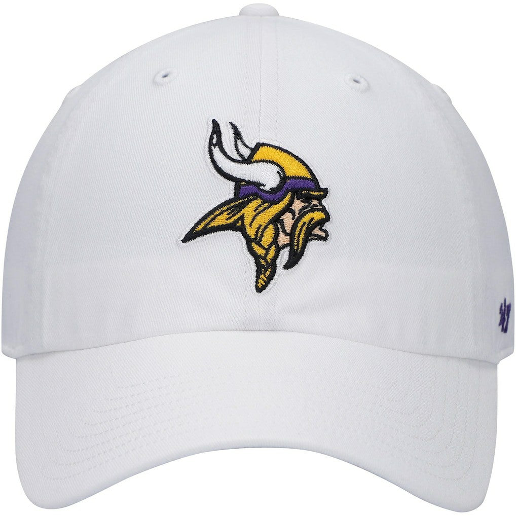 Minnesota Vikings '47 Logo Clean Up Adjustable Hat White | 47 brand