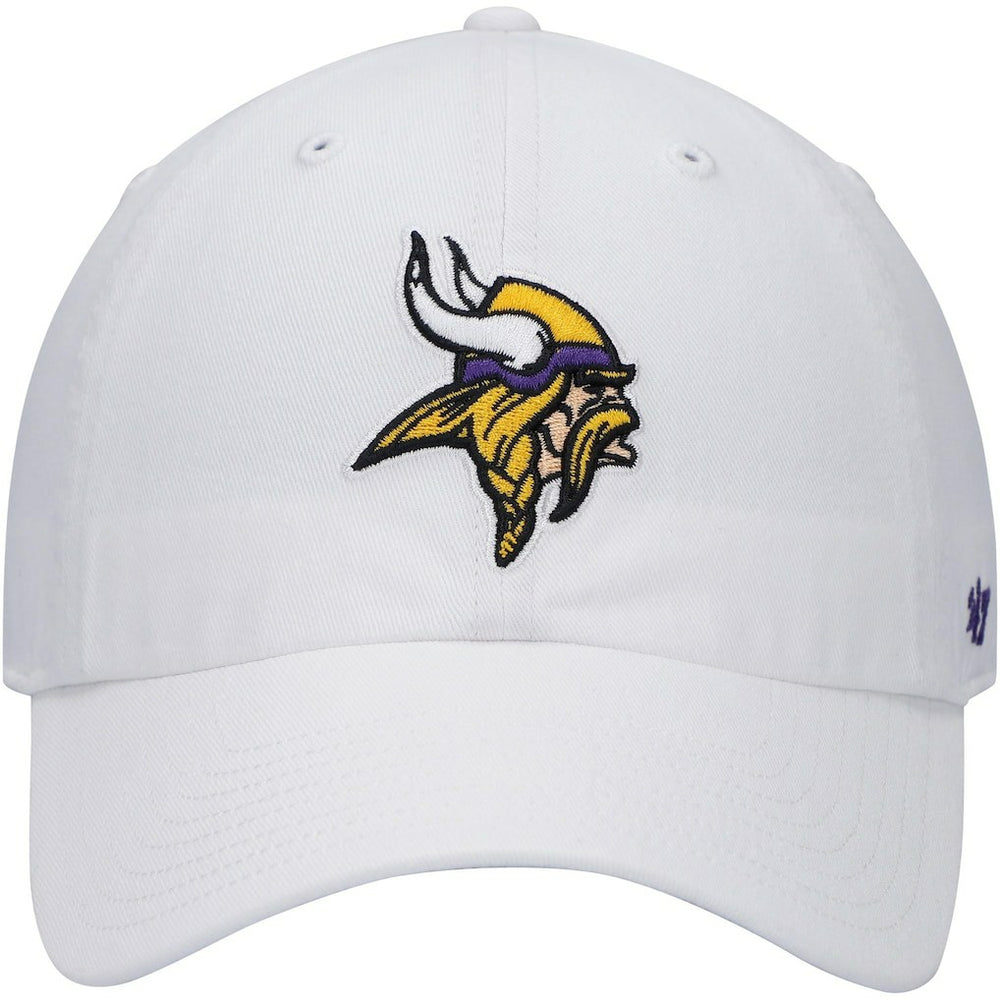 Minnesota Vikings '47 Logo Clean Up Adjustable Hat White | 47 brand