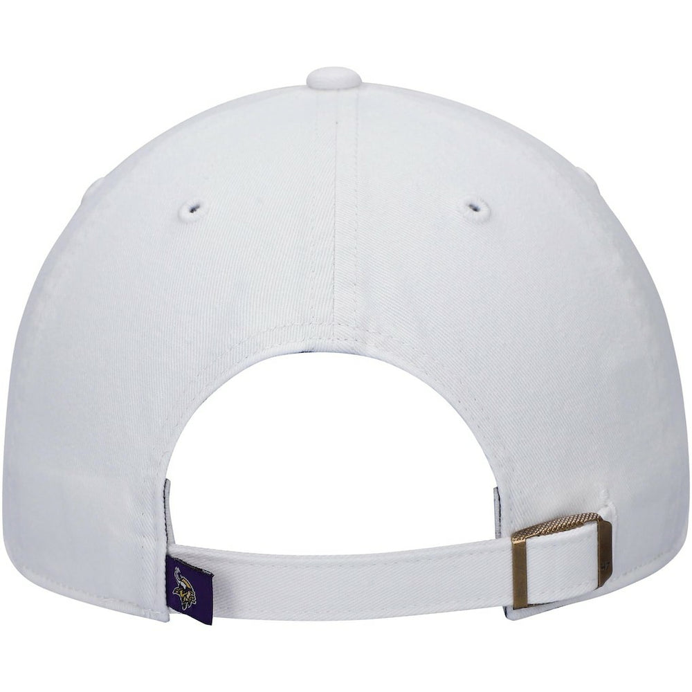 Minnesota Vikings '47 Logo Clean Up Adjustable Hat White | 47 brand