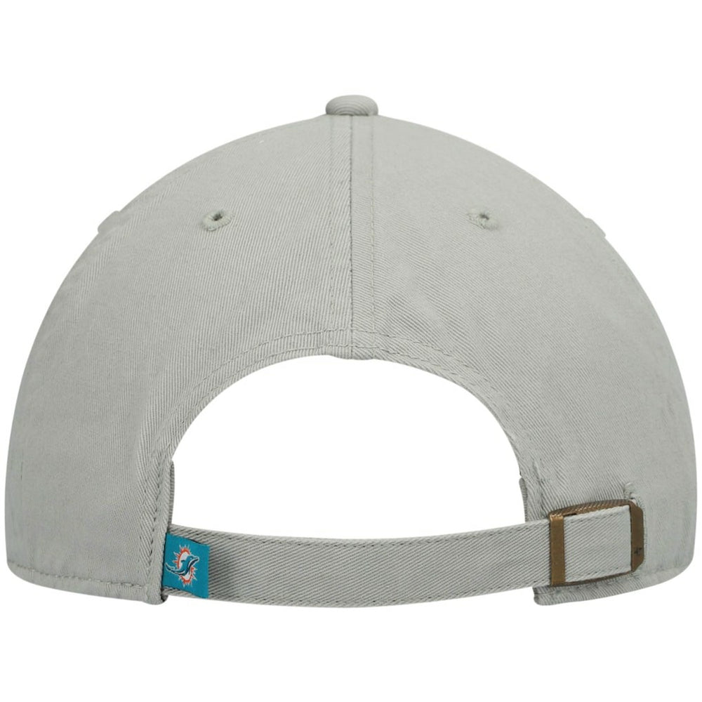 Miami Dolphins '47 Clean Up Adjustable Hat Gray | 47 brand