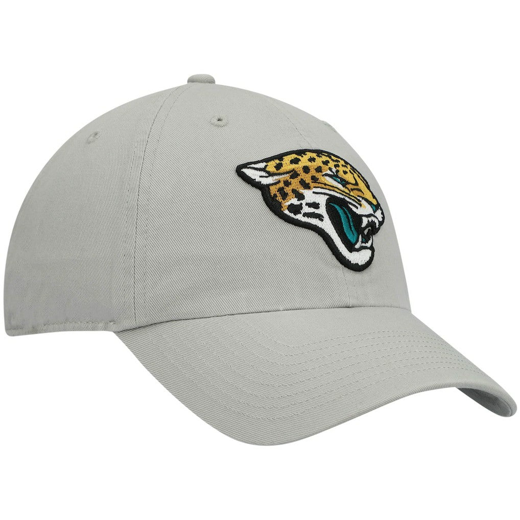 Jacksonville Jaguars '47 Logo Clean Up Adjustable Hat Gray | 47 brand