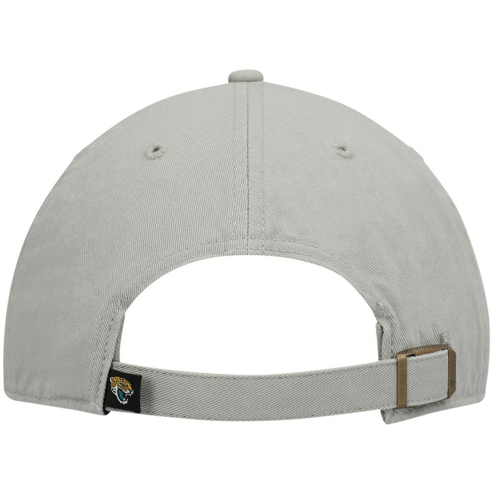 Jacksonville Jaguars '47 Logo Clean Up Adjustable Hat Gray | 47 brand