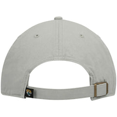Jacksonville Jaguars '47 Logo Clean Up Adjustable Hat Gray | 47 brand