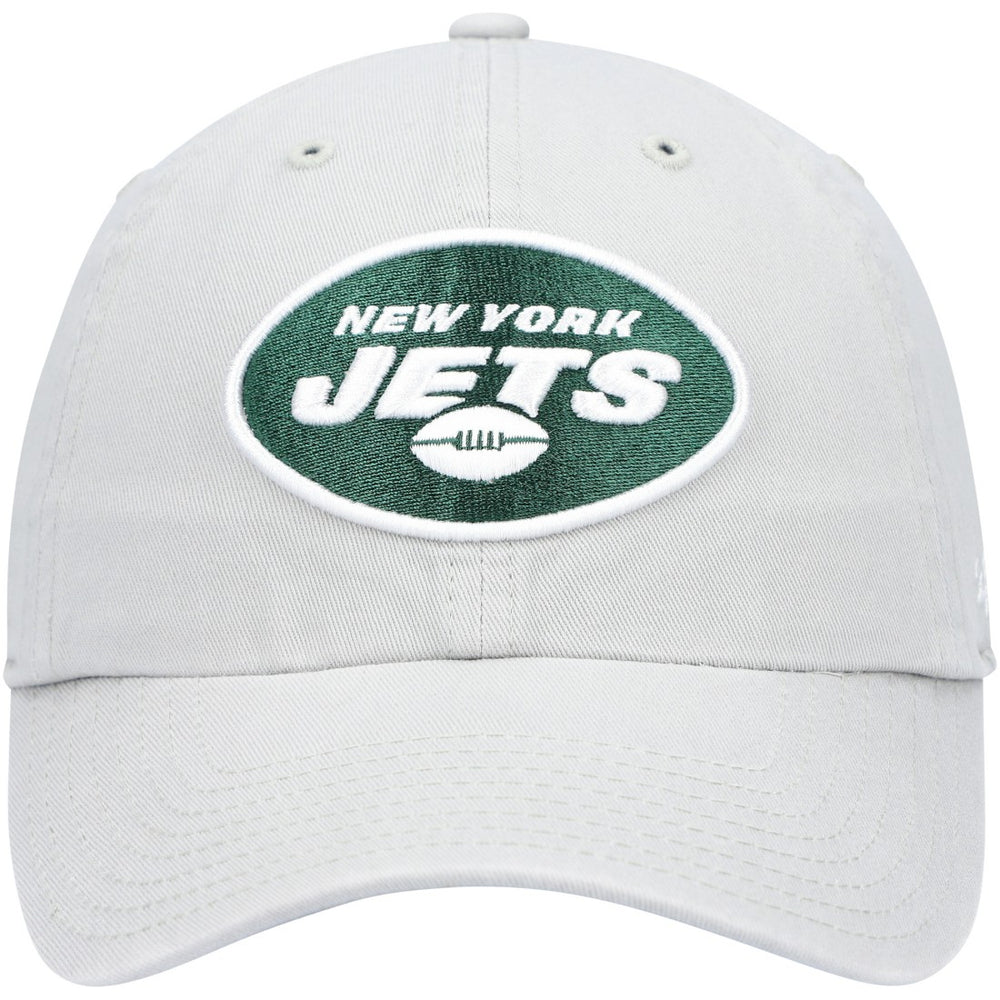 New York Jets '47 Clean Up Adjustable Hat Gray | 47 brand