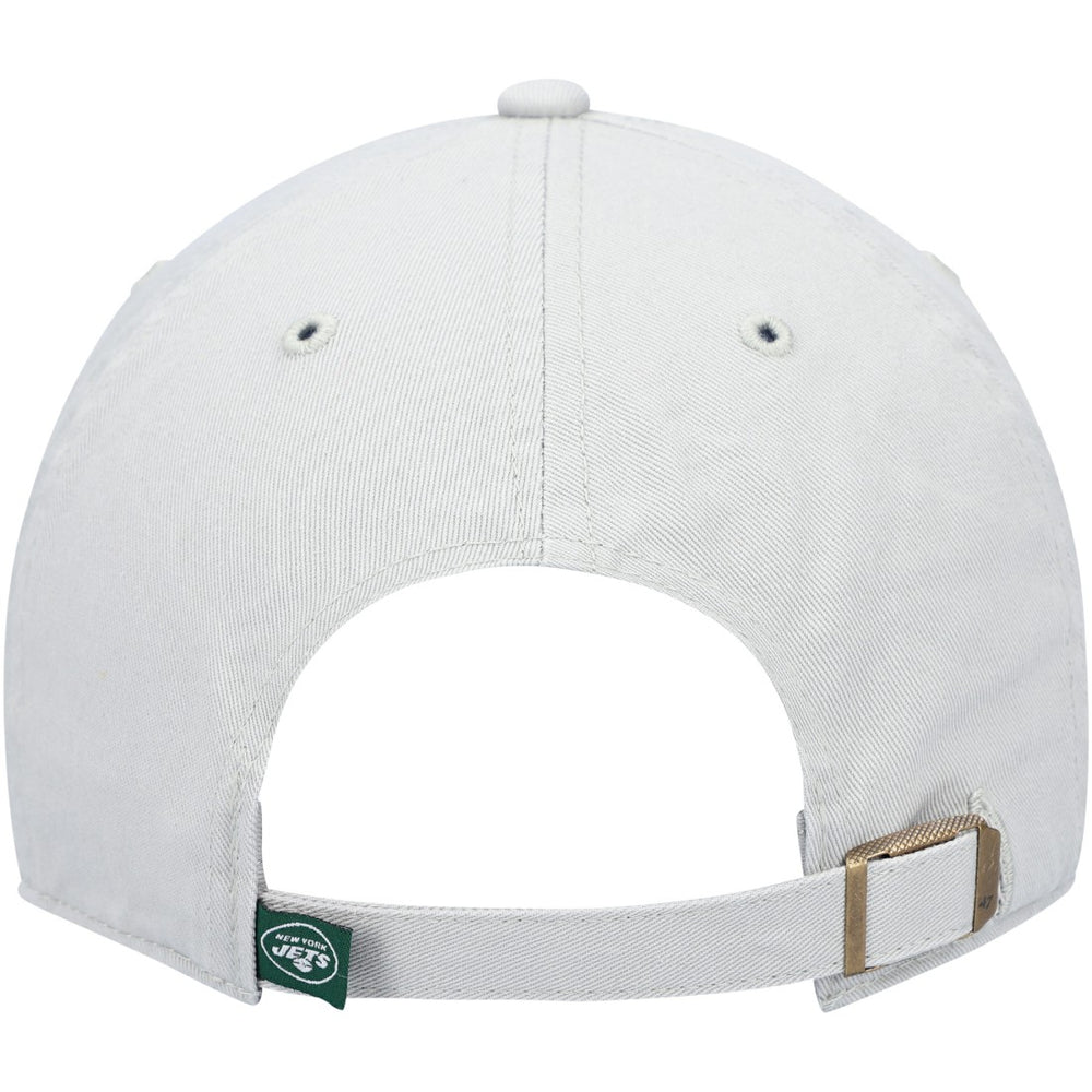 New York Jets '47 Clean Up Adjustable Hat Gray | 47 brand