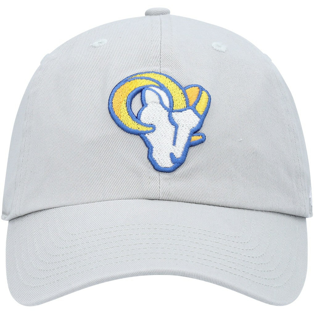 Los Angeles Rams '47 Logo Clean Up Adjustable Hat Gray | 47 brand