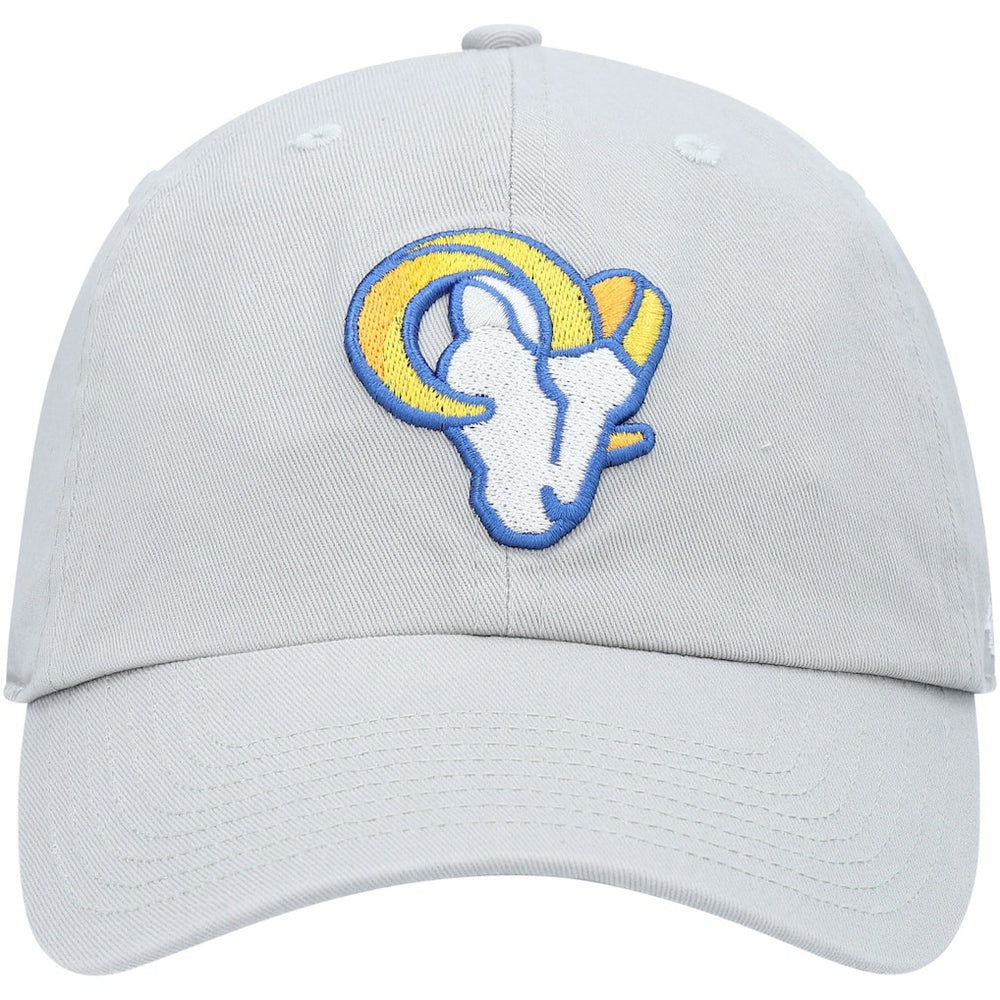 Los Angeles Rams '47 Logo Clean Up Adjustable Hat Gray | 47 brand